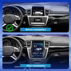 Viknav Car radio For Mercedes Benz GL ML W166 X166 2012-2016 Vertical Screen 12.3 INCH Car Stereo DVD player GPS Navigation Head UNIT