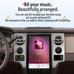 Viknav 14.4 Inch Car Radio Android and Digital Cluster Dashboard Panel Speedometer For Ford F150 2009-2012 Stereo Wireless Carplay Android Auto Touch Screen GPS Navigation Multimedia Player