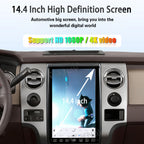 Viknav 14.4 Inch Car Radio Android and Digital Cluster Dashboard Panel Speedometer For Ford F150 2009-2012 Stereo Wireless Carplay Android Auto Touch Screen GPS Navigation Multimedia Player