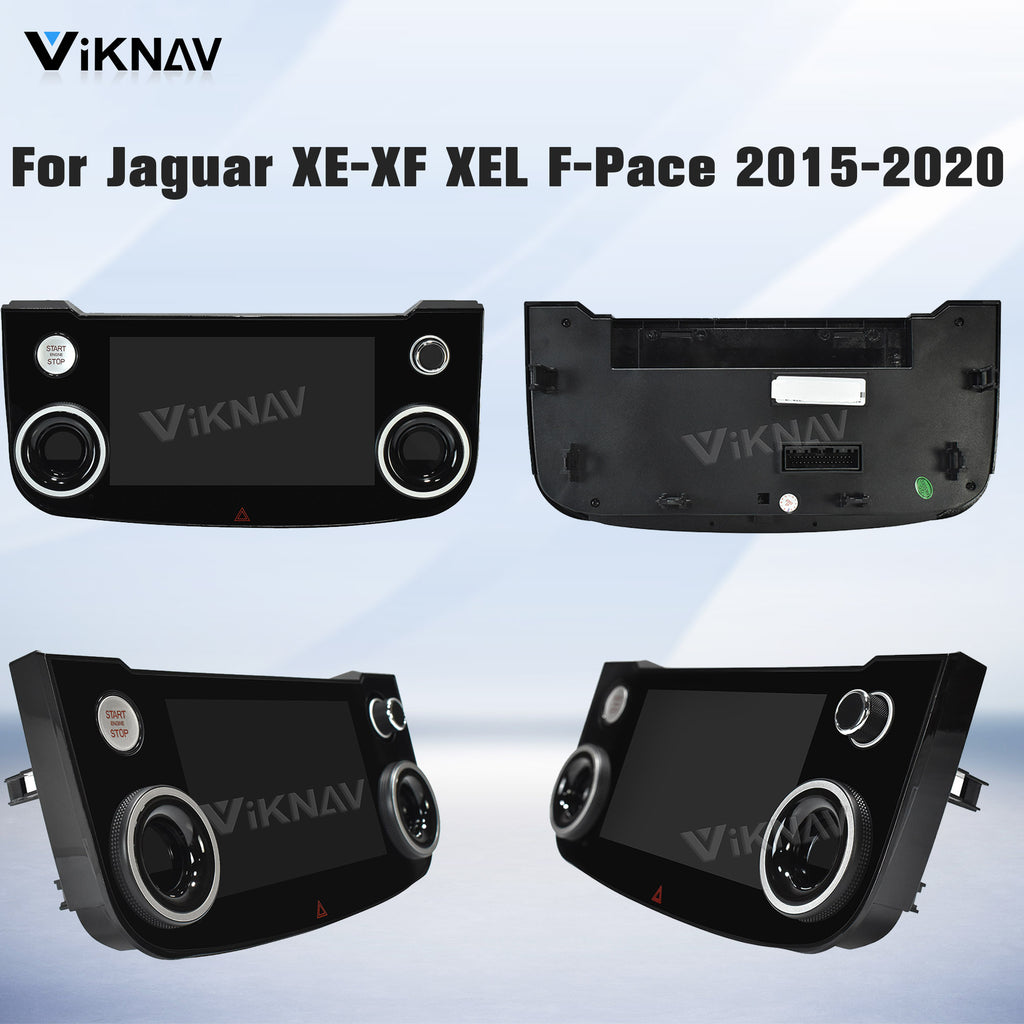 Viknav 7 Inch Car Climate Control Replacement for Jaguar XE XF XEL F-Pace 2015-2020 Touch Screen AC Control Panel