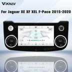 Viknav 7 Inch Car Climate Control Replacement for Jaguar XE XF XEL F-Pace 2015-2020 Touch Screen AC Control Panel