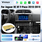 Viknav Linux System Decoder Box For Jaguar XE XF F-Pace 2016-2019 OEM Harman System Upgrade Interface Wireless Carplay Android Auto Decoder Box Autolink Airplay