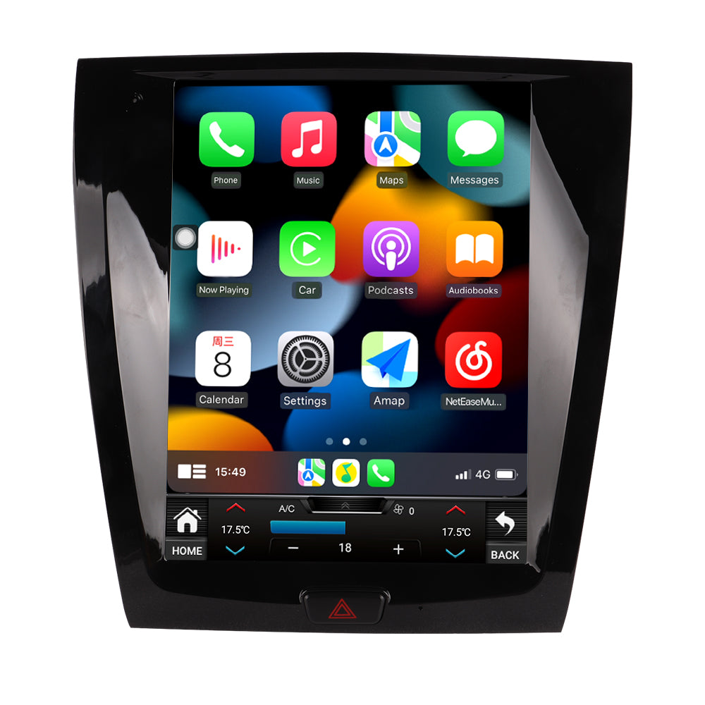 VIKNAV 12.3 Inch Android Car Radio For Jaguar XK 2006-2013 Auto Stereo Screen Upgrade Wireless Carplay GPS Navigation Multimedia Player