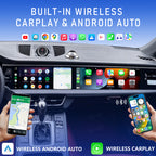 VIKNAV Dual 12.3 Inch Android Car Radio for Porsche Macan 2013 2014 2015 2016 2017 Auto Stereo Screen Upgrade Wireless Carplay GPS Navigation Multimedia Player Head Unit
