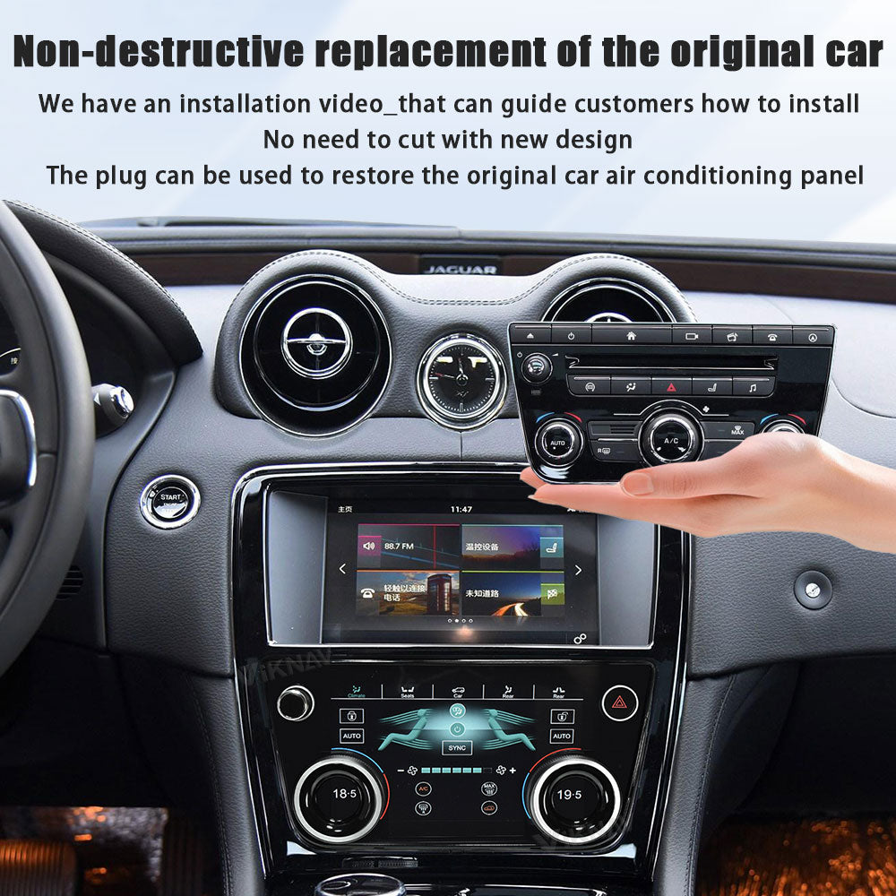 Viknav 7 inch Touch Screen car Climate Control Replacement for Jaguar XJ XJL 2009-2018 Full Touch Screen air Conditioning Screen Board