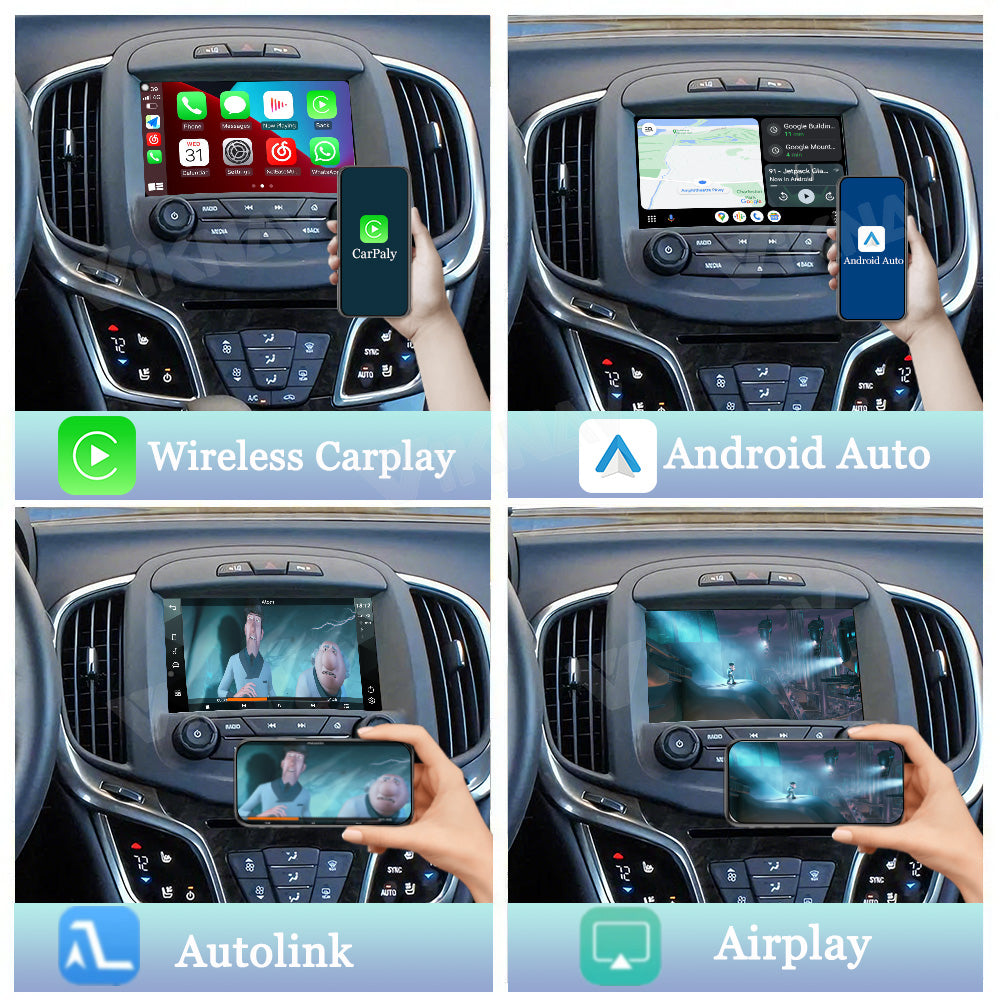 Viknav Linux System Decoder Box For Buick LaCrosse 2013-2016 OEM Harman System Upgrade Interface Wireless Carplay Android Auto Decoder Box Autolink Airplay
