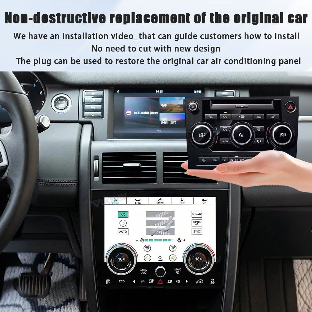 Viknav Digital AC Panel For Land Rover Discovery Sport L550 2015-2019 Air Conditioning Control AC Board Climate Temperature Control Touch Screen