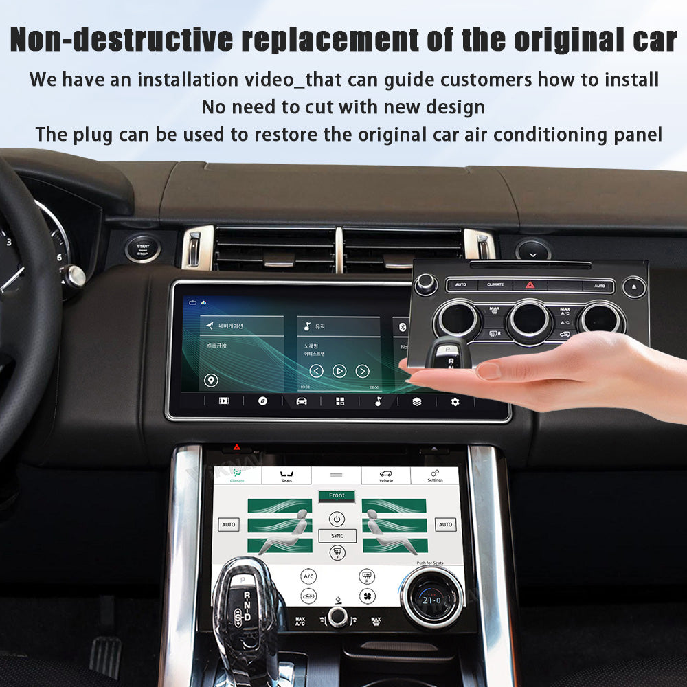 Viknav 10.4 Inch AC Panel Touch Screen For Land Rover Range Rover Sport L494 2013-2017 Digital Display Air Conditioning Switch Climate Control Dashboard
