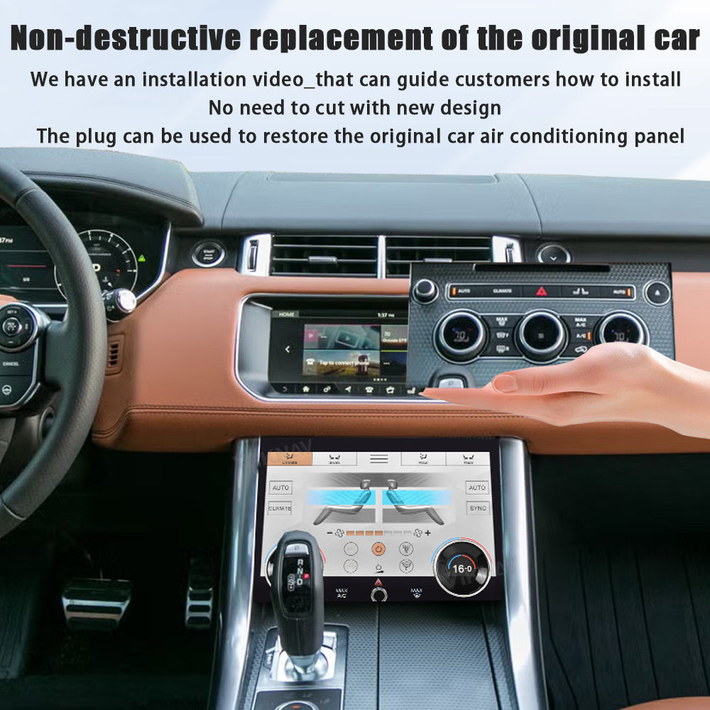 Viknav 10.4 Inch AC Panel Touch Screen For Land Rover Range Rover Sport L494 2013-2017 Digital Display Air Conditioning Switch Climate Control Dashboard
