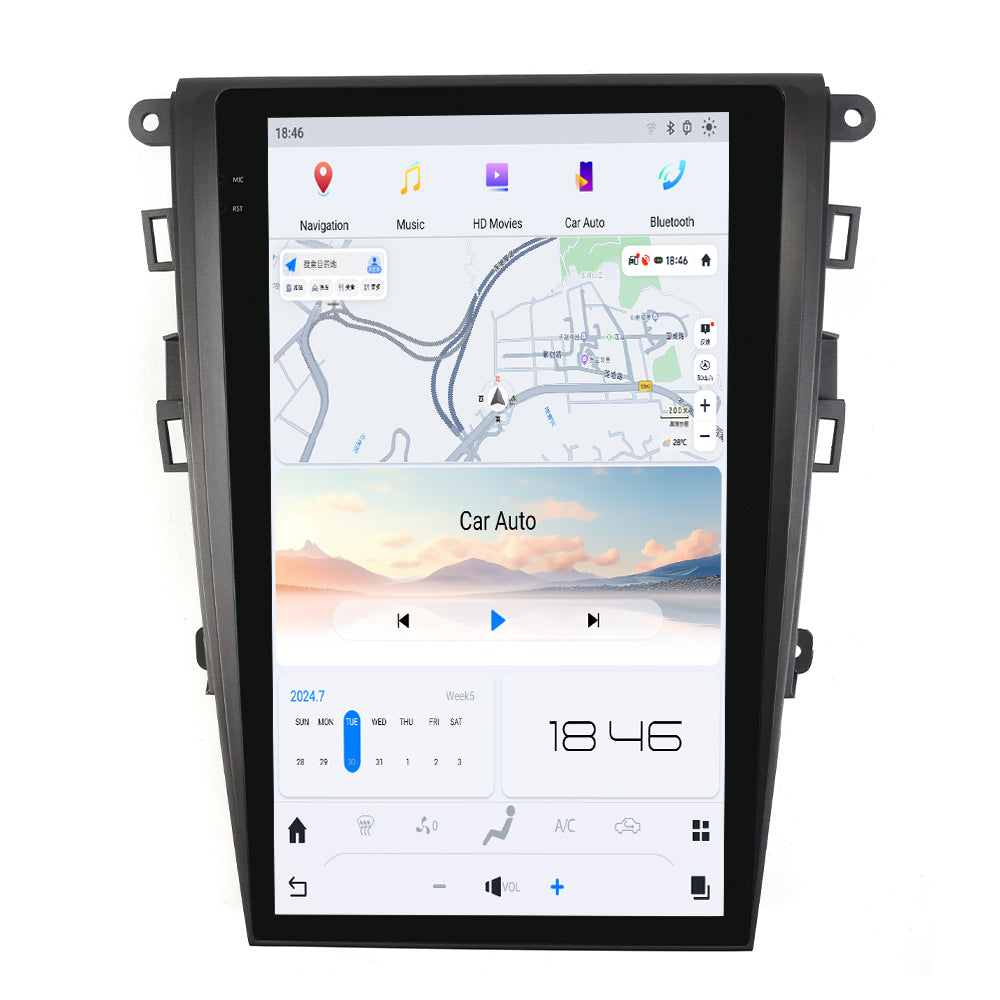 VIKNAV 14.4 Inch Android Car Radio For Ford Mondeo 2013-2021 Auto Stereo Screen Upgrade