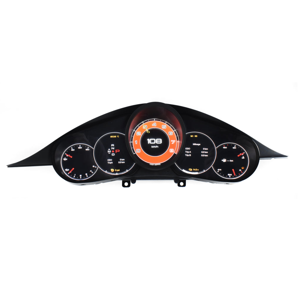 Viknav 12.3 Inch Digital Cluster Dashboard For Porsche Panamera 2010 2011 2012 2013 2014 2015 2016 LCD Digital Instrument Full Screen Upgrade Speedometer Panel Gauges Replacement Cockpit