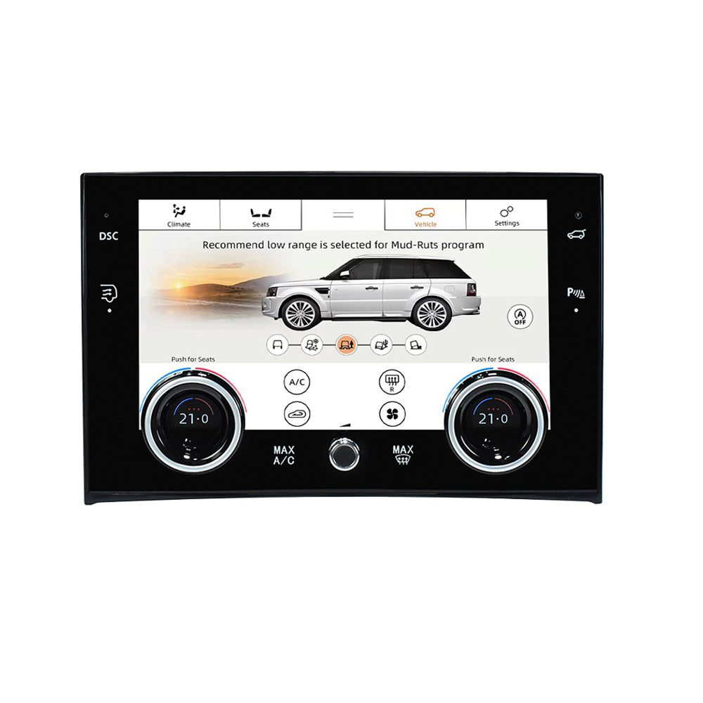 VIKNAV 12.3 Inch Android Car Radio And AC Panel For Land Rover Range Rover V8 L322 2002-2012 Auto Stereo Screen Upgrade