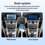 Viknav Linux System Decoder Box For Cadillac CTS 2009-2012 OEM Harman System Upgrade Interface Wireless Carplay Android Auto Decoder Box Autolink Airplay
