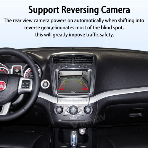 Viknav Linux System Wireless Carplay Android Auto Decoder Box For Fiat Freemont Ottimo 2013-2014 Decoding Box Upgrade Interface Autolink Airplay
