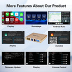 VIKNAV Wireless CarPlay Android Auto Decoder Linux Interface Box Upgrade for Lexus GX 2009–2023