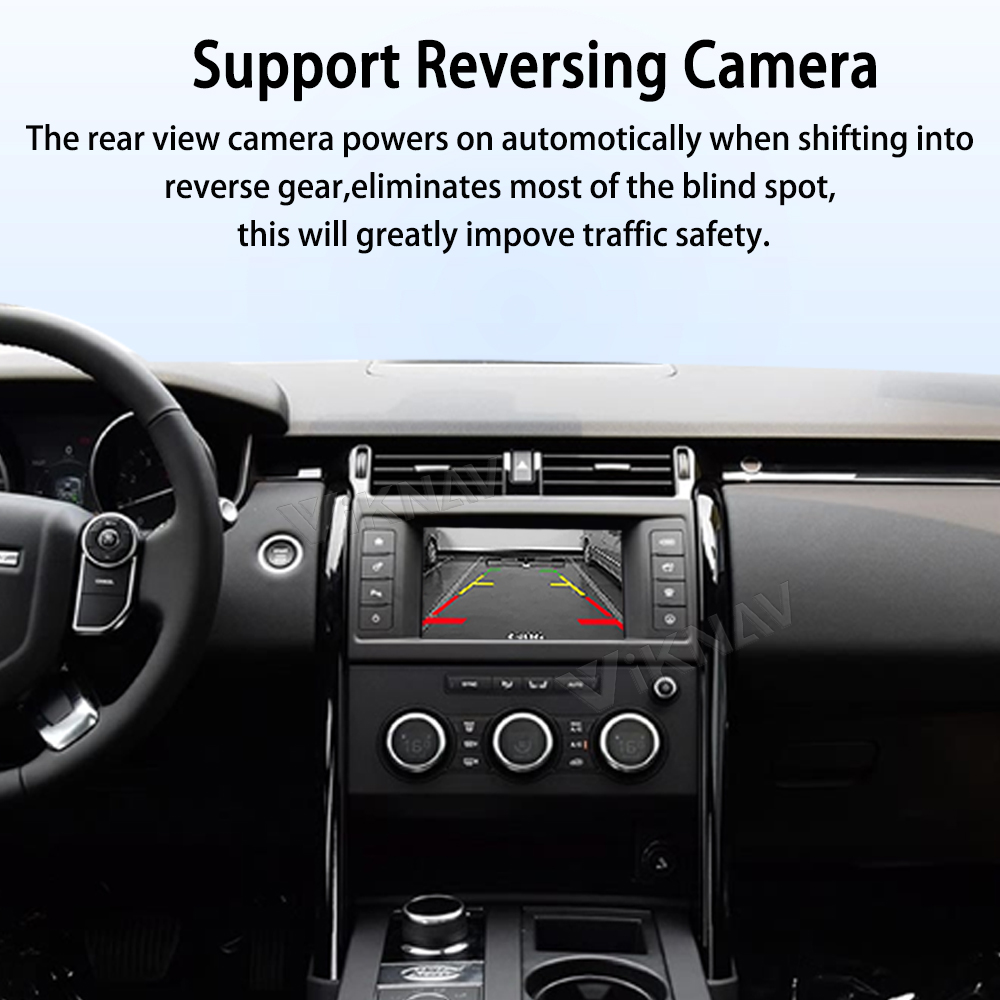 Viknav Linux System Decoder Box For Land Rover Discovery 5 L462 2017 OEM Harman System Upgrade Interface Wireless Carplay Android Auto Decoder Box Autolink Airplay