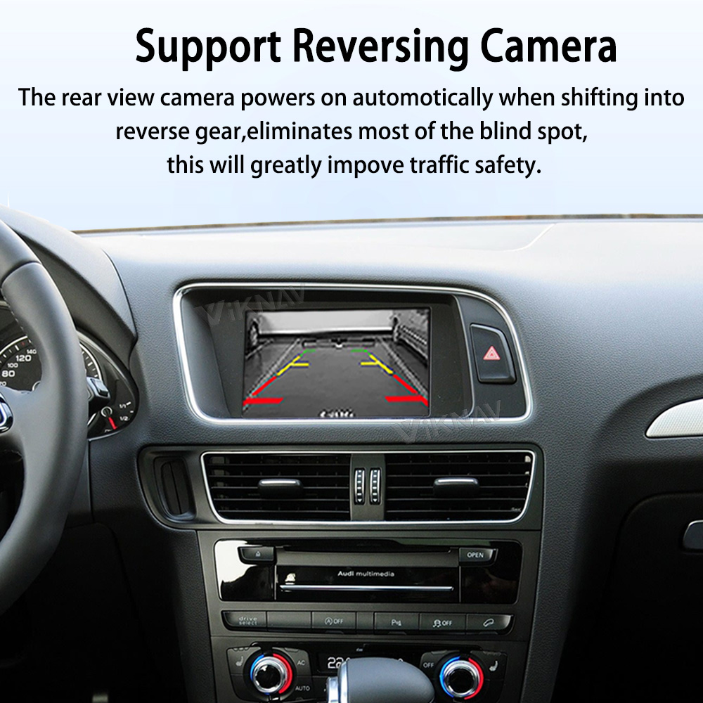 Viknav Linux System Decoder Box for AUDI Q3 Q5 Q7 2010-2018 Upgrade Interface Wireless Carplay Android Auto Decoding Box Autolink Airplay