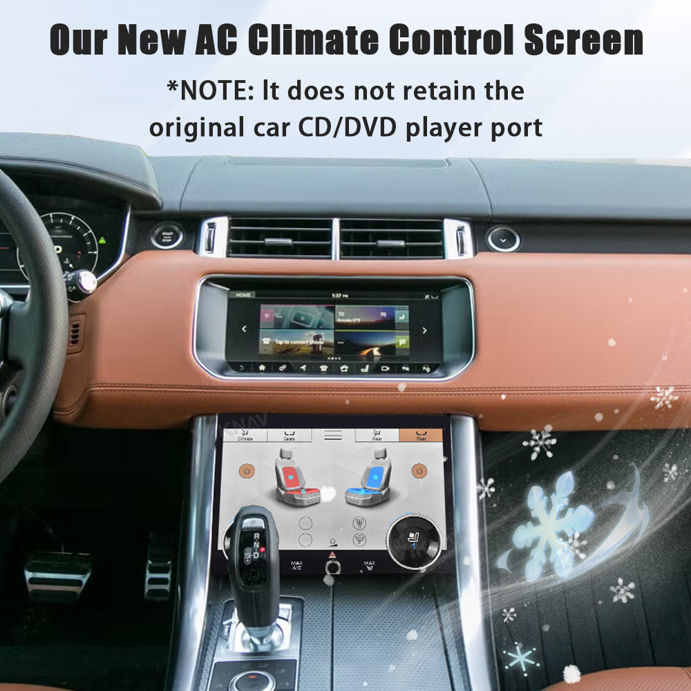 Viknav 10.4 Inch AC Panel Touch Screen For Land Rover Range Rover Sport L494 2013-2017 Digital Display Air Conditioning Switch Climate Control Dashboard