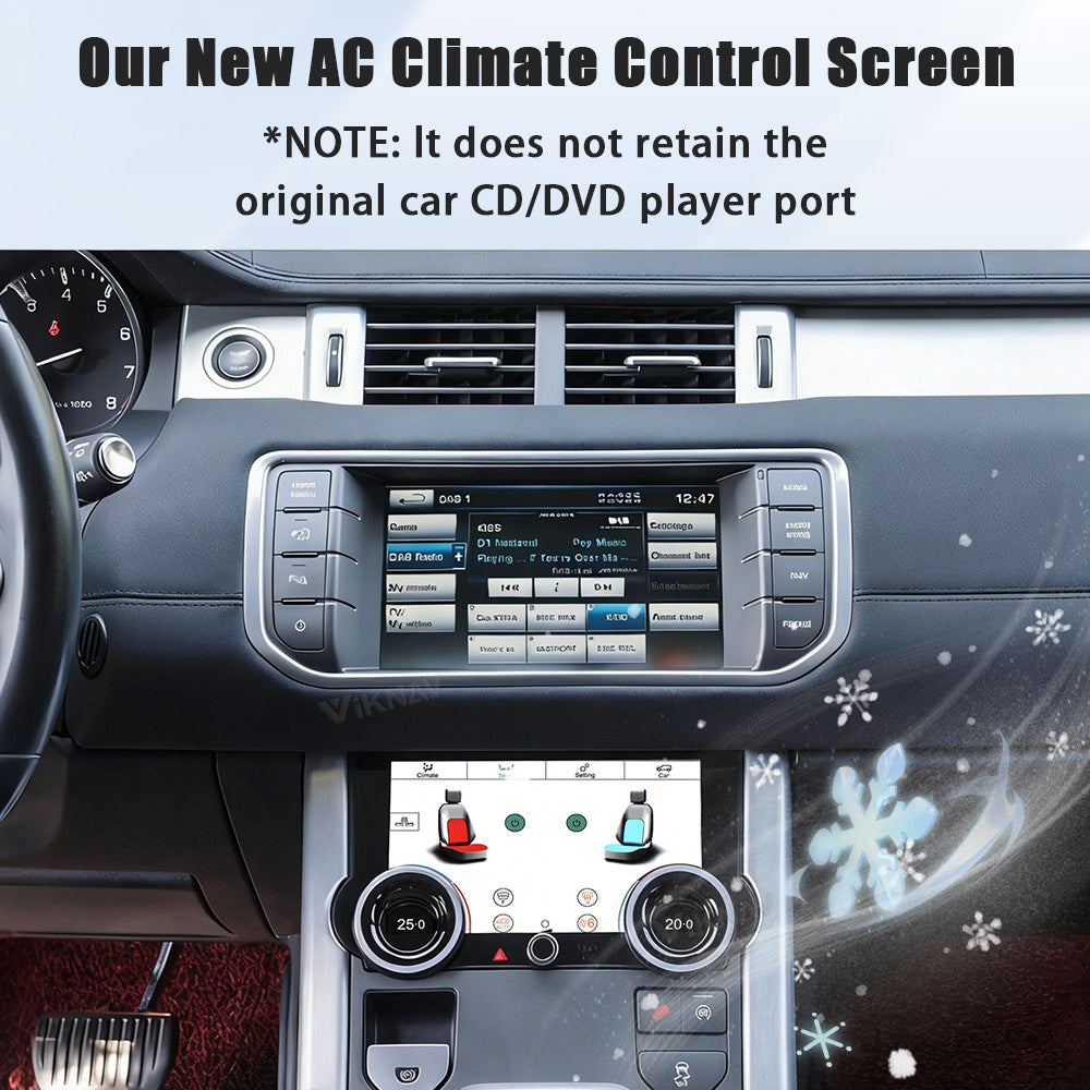 Viknav Digital AC Panel For Land Rover Range Rover Evoque L538 2013-2017 Air Conditioning Control AC Board Climate Temperature Control Touch Screen