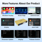 Viknav Linux System Decoder Box For Land Rover Evoque L538 2012-2018 OEM Harman Bosch System Wireless Carplay Android Auto Upgrade Interface Decoder Box Autolink Airplay