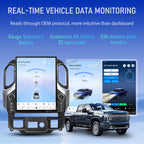 VIKNAV 15.6 Inch Android 14 Car Radio For Chevrolet Silverado GMC SIERRA 1500 2019-2025 Wireless Carplay Auto Stereo Screen Upgrade