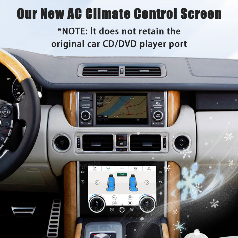 Viknav Digital AC Panel For Land Rover Range Rover V8 L322 2002-2012 Air Conditioning Control AC Board Climate Temperature Control Touch Screen