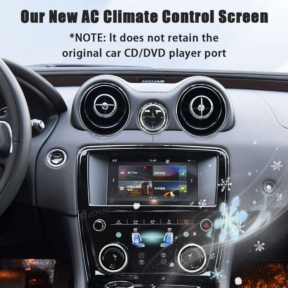 Viknav 7 inch Touch Screen car Climate Control Replacement for Jaguar XJ XJL 2009-2018 Full Touch Screen air Conditioning Screen Board