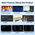 Viknav Linux System Decoder Box for Mercedes Benz Series Upgrade Interface Wireless Carplay Android Auto Decoding Box Autolink Airplay