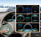 Viknav 12.3 Inch Digital Cluster Dashboard For Mercedes Benz E- Class W212 2010-2013 LCD Digital Instrument Full Screen Upgrade Speedometer Panel Gauges Replacement Cockpit