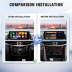 VIKNAV Wireless CarPlay Android Auto Decoder Linux Interface Box Upgrade for Lexus LX 570 2009-2021