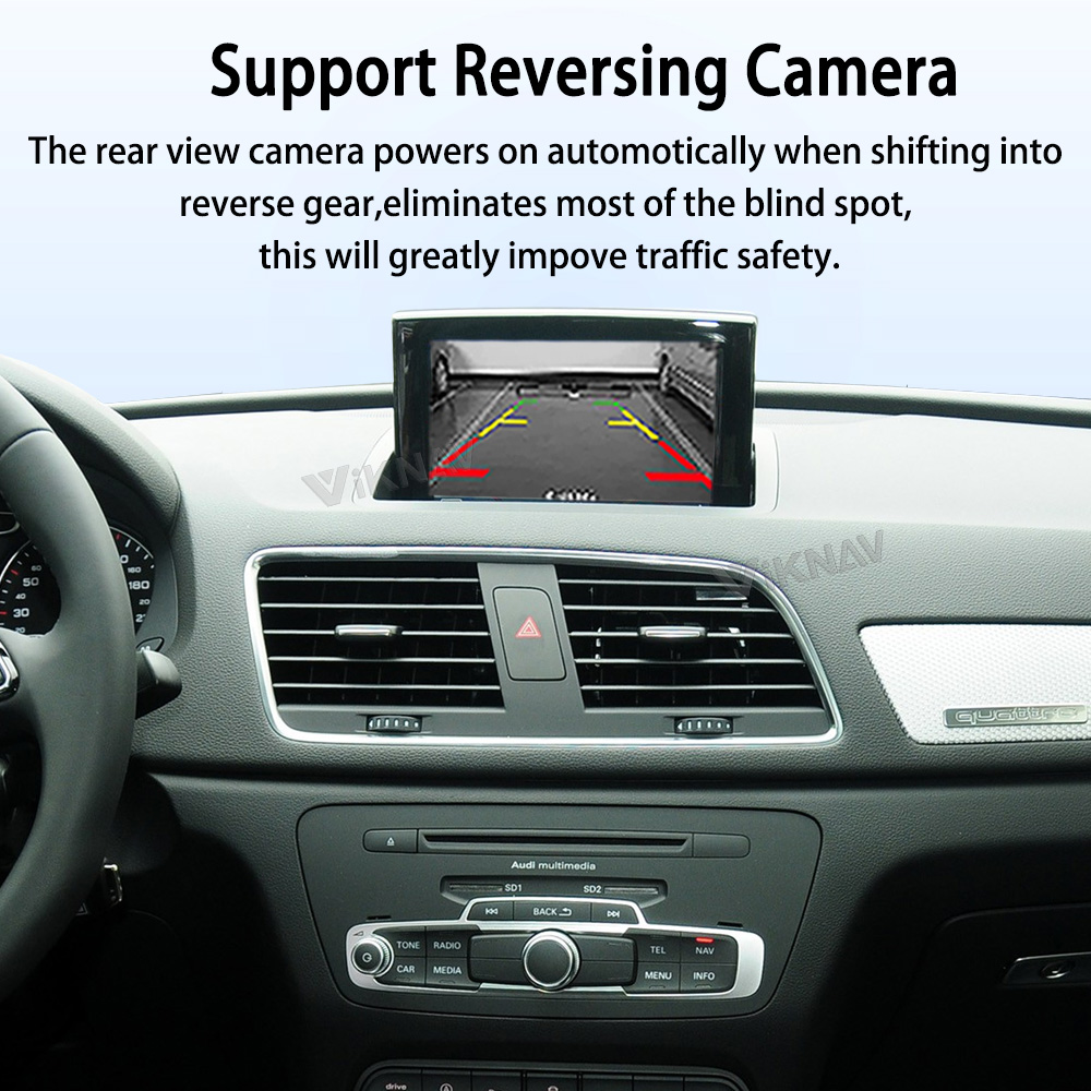 Viknav Linux System Decoder Box for AUDI A1 Q3 2012-2018 Upgrade Interface Wireless Carplay Android Auto Decoding Box Autolink Airplay