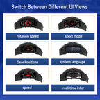 Viknav 12.3 Inch Digital Cluster Dashboard For Toyota 86 Subaru BRZ 2013 2014 2015 2016 2017 2018 2019 LCD Digital Instrument Full Screen Upgrade Speedometer Panel Gauges Replacement Cockpit