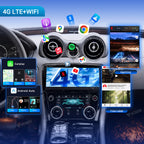 VIKNAV 10.25 Inch Android Car Radio AC panel for Jaguar XJ XJL XJR 2010-2019 Auto Stereo Screen Upgrade Wireless Carplay GPS Navigation Multimedia Player