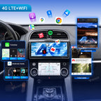 VIKNAV 10.25 Inch Android Car Radio AC Panel For Jaguar XE XEL XF F-PACE 2016-2019 Auto Stereo Screen Upgrade Wireless Carplay GPS Navigation Multimedia Player