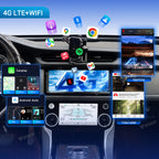 VIKNAV 10.25 Inch Android Car Radio AC Panel For Jaguar XF XFL 2016-2019 Auto Stereo Screen Upgrade Wireless Carplay GPS Navigation Multimedia Player
