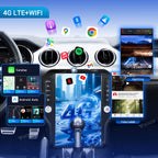 VIKNAV 14.4 Inch Android Car Radio For Ford Mustang 2015-2022 Auto Stereo Screen Upgrade