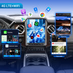 VIKNAV 12.1 Inch Android Car Radio For Ford F250/F350 2013-2014 Auto Stereo Screen Upgrade