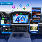 VIKNAV 12.7 Inch Android Car Radio For Ford F150 Raptor 2021-2026 Auto Stereo Screen Upgrade