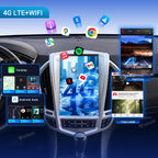 VIKNAV 12.1 Inch Android Car Radio For Cadillac ATS CTS SRX Escalade 2008-2013 Auto Stereo Screen Upgrade Wireless Carplay GPS Navigation Multimedia Player