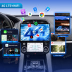 VIKNAV 13 Inch Android Car Radio AC Panel For Jaguar XE XEL XF F-PACE 2016-2019 Auto Stereo Screen Upgrade Wireless Carplay GPS Navigation Multimedia Player