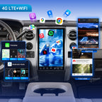 VIKNAV 12.1 Inch Android Car Radio For Ford F150 Raptor 2009-2012 Auto Stereo Screen Upgrade