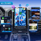 VIKNAV 14.4 Inch Android Car Radio For Ford Expedition 2015-2022 Auto Stereo Screen Upgrade
