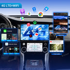 VIKNAV 13 Inch Android Car Radio AC Panel For Jaguar XF XFL 2016-2019 Auto Stereo Screen Upgrade Wireless Carplay GPS Navigation Multimedia Player
