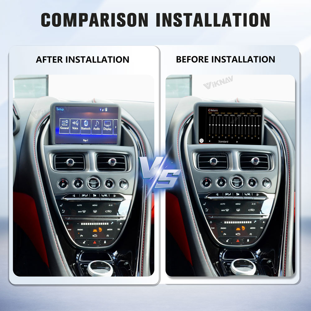Viknav Linux System Decoder Box for Aston Martin DB11 Vantage Upgrade Interface Wireless Carplay Android Auto Decoding Box Autolink Airplay