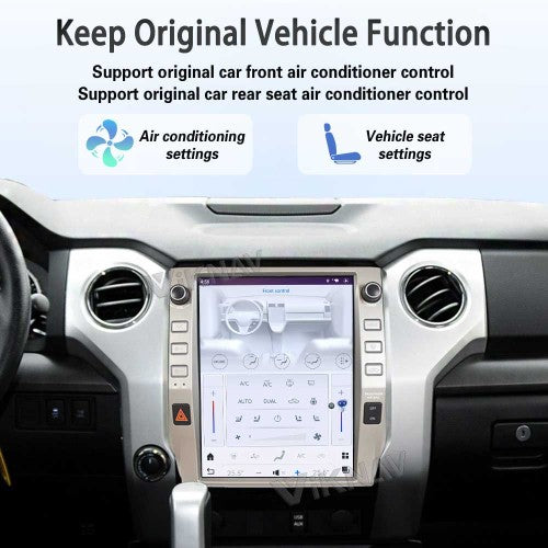 Viknav 13 inch Android Screen Car Radio For Toyota Tundra 2014-2020 Wireless Carplay Android Auto Multimedia player GPS Navigation Auto StereoTouch Screen