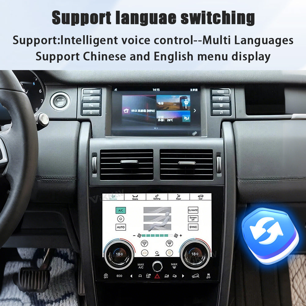 Viknav Digital AC Panel For Land Rover Discovery Sport L550 2015-2019 Air Conditioning Control AC Board Climate Temperature Control Touch Screen