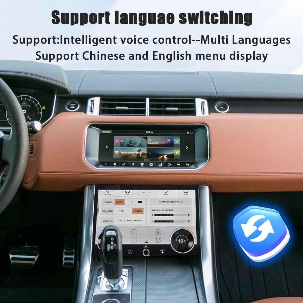 Viknav 10.4 Inch AC Panel Touch Screen For Land Rover Range Rover Sport L494 2013-2017 Digital Display Air Conditioning Switch Climate Control Dashboard