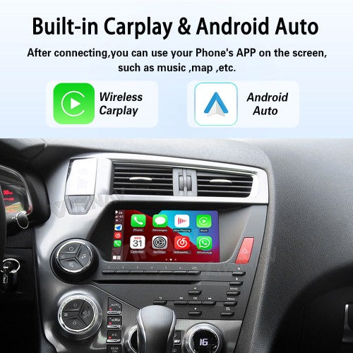 Viknav Linux System Wireless Carplay Android Auto Decoder Box For DS5LS DS5 DS6 2014-2016 GPS Navigation Original Car Radio Screen