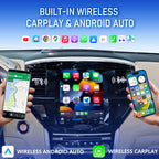 VIKNAV 10.4 Inch Android Car Radio for Nissan Pathfinder 2012-2020 Auto Stereo Screen Upgrade Wireless Carplay GPS Navigation Multimedia Player Head Unit