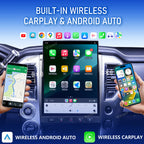 VIKNAV 15.6 Inch Android Car Radio For Nissan Titan 2016-2019 Auto Stereo Infotainment System Screen Upgrade (128GB)